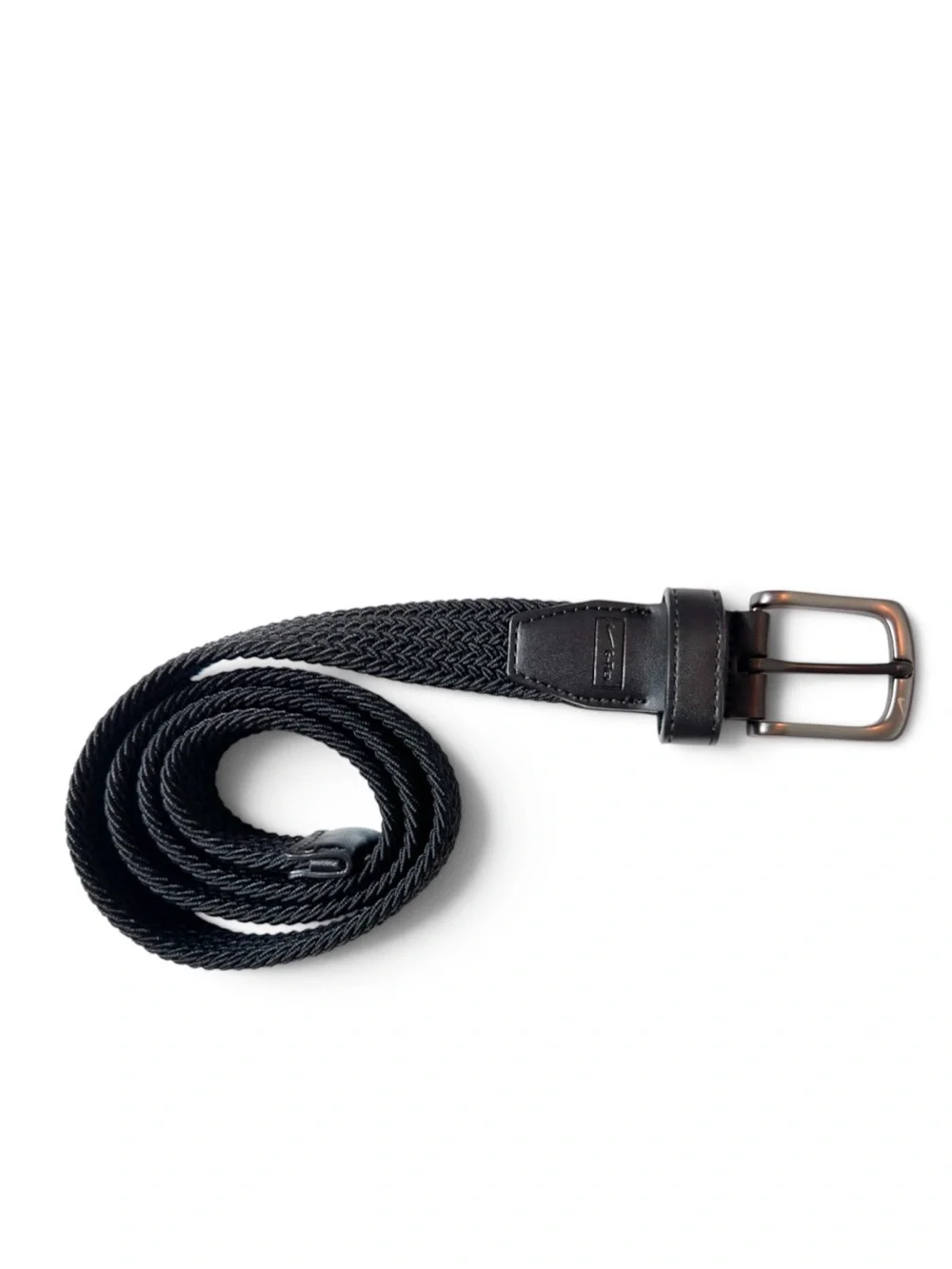 Nike Men’s Golf G-Flex Stretch Woven Braided Black Belt Size M
